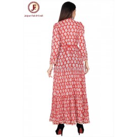 Women umbrella Hand block dress