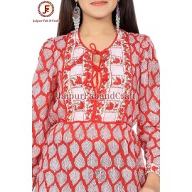 Women umbrella Hand block dress