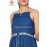 Women petite Grey A-Line Self-Striped Tired Dress