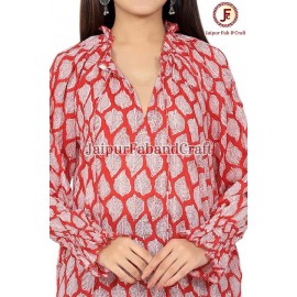 Women Cord neckline maxi dress