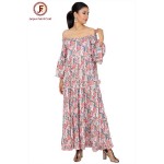 Women Off shoulder flayer Dress