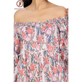 Women Off shoulder flayer Dress