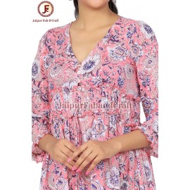 Women umbrella Hand block Maxi dress