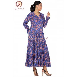 Women Cord neckline maxi dress