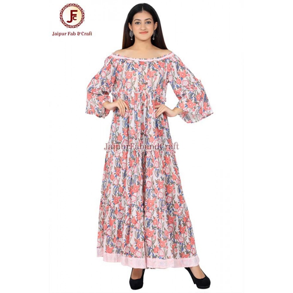Women Off shoulder flayer Dress