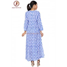 Women Side slit flare maxi dress