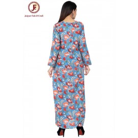 Women Side slit flare maxi dress