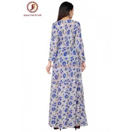 Women Side slit flare maxi dress