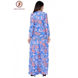 Women Side slit flare maxi dress