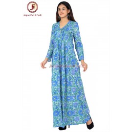 Women Side slit flare maxi dress