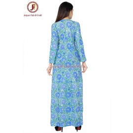 Women Side slit flare maxi dress