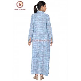 Women Collared Side Slit Dress