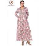 Women Collared Side Slit Dress