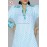 Women adorable hand block print A line frill dress