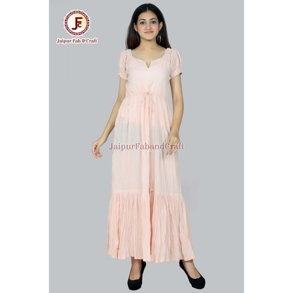 Women Hand block print Maxi dress