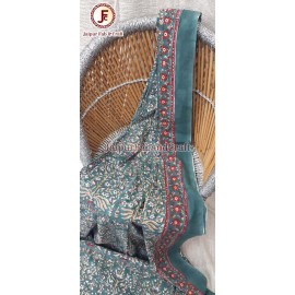 Cotton Hand block print bedsheet 