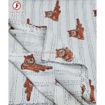 Cotton kantha bed cover