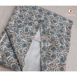 Cotton kantha bed cover