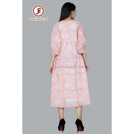 Women adorable gather A-line umbrella dress
