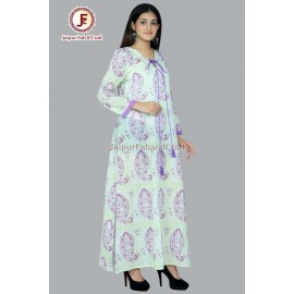 Women Straight Slit Draw string dress