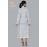 Plunge neck flayer dress
