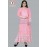 Women adorable hand block print A line frill dress
