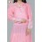 Women adorable hand block print A line frill dress