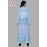 Women adorable hand block print A line frill dress