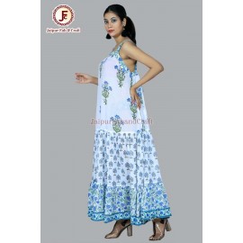 Self - striped umbrella dress