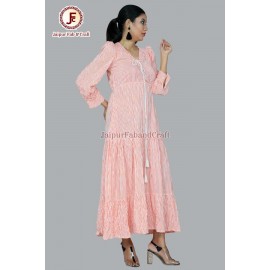 Women loop string tired dress