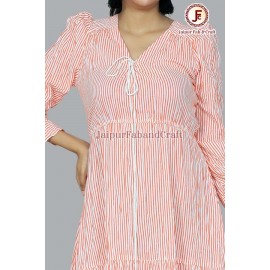 Women loop string tired dress