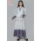 Women adorable hand block print A line frill dress
