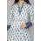 Women adorable hand block print A line frill dress