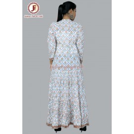 Women umbrella Hand block dress
