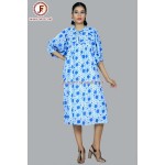 Women adorable gather A-line umbrella dress
