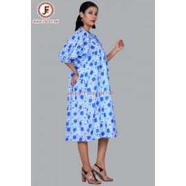 Women adorable gather A-line umbrella dress
