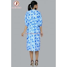 Women adorable gather A-line umbrella dress