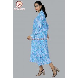 Plunge neck flayer dress.