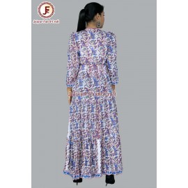 Women umbrella Hand block dress