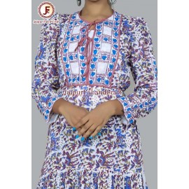 Women umbrella Hand block dress