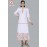 Women adorable hand block print A line frill dress