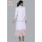 Women adorable hand block print A line frill dress