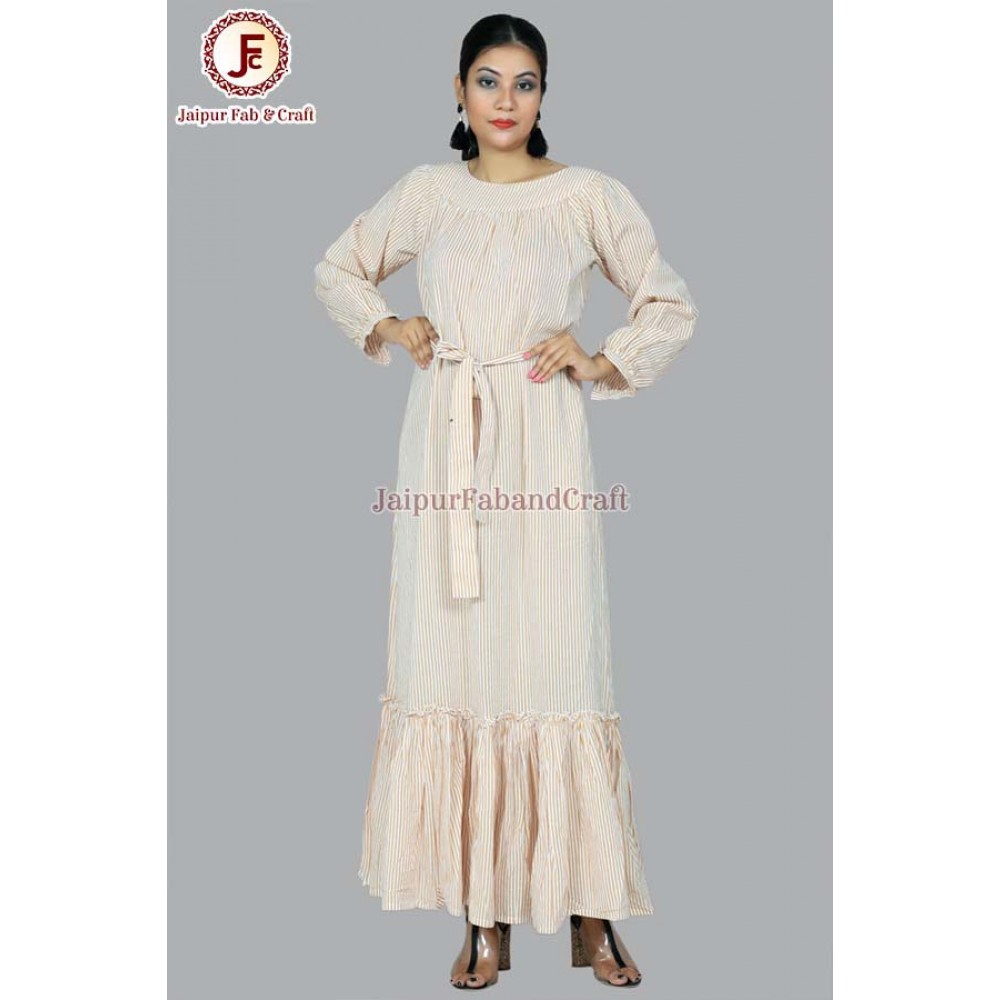 Women Empire full sleeves Maxi Dress.