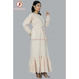 Women Empire full sleeves Maxi Dress.