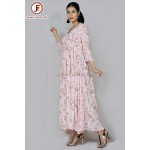Women umbrella Hand block Maxi dress
