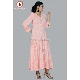 Women loop string tired dress