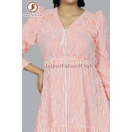 Women loop string tired dress