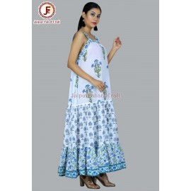 Self - striped umbrella dress