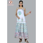 Self - striped umbrella dress