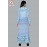 Women adorable hand block print A line frill dress